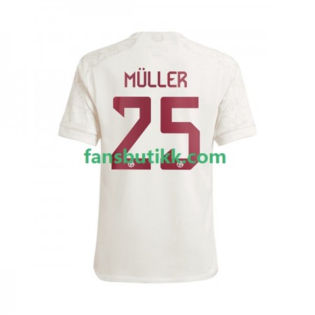 Fotballdrakt Bayern München Thomas Muller 25 Tredjetrøye 2023-2024 Kortermet